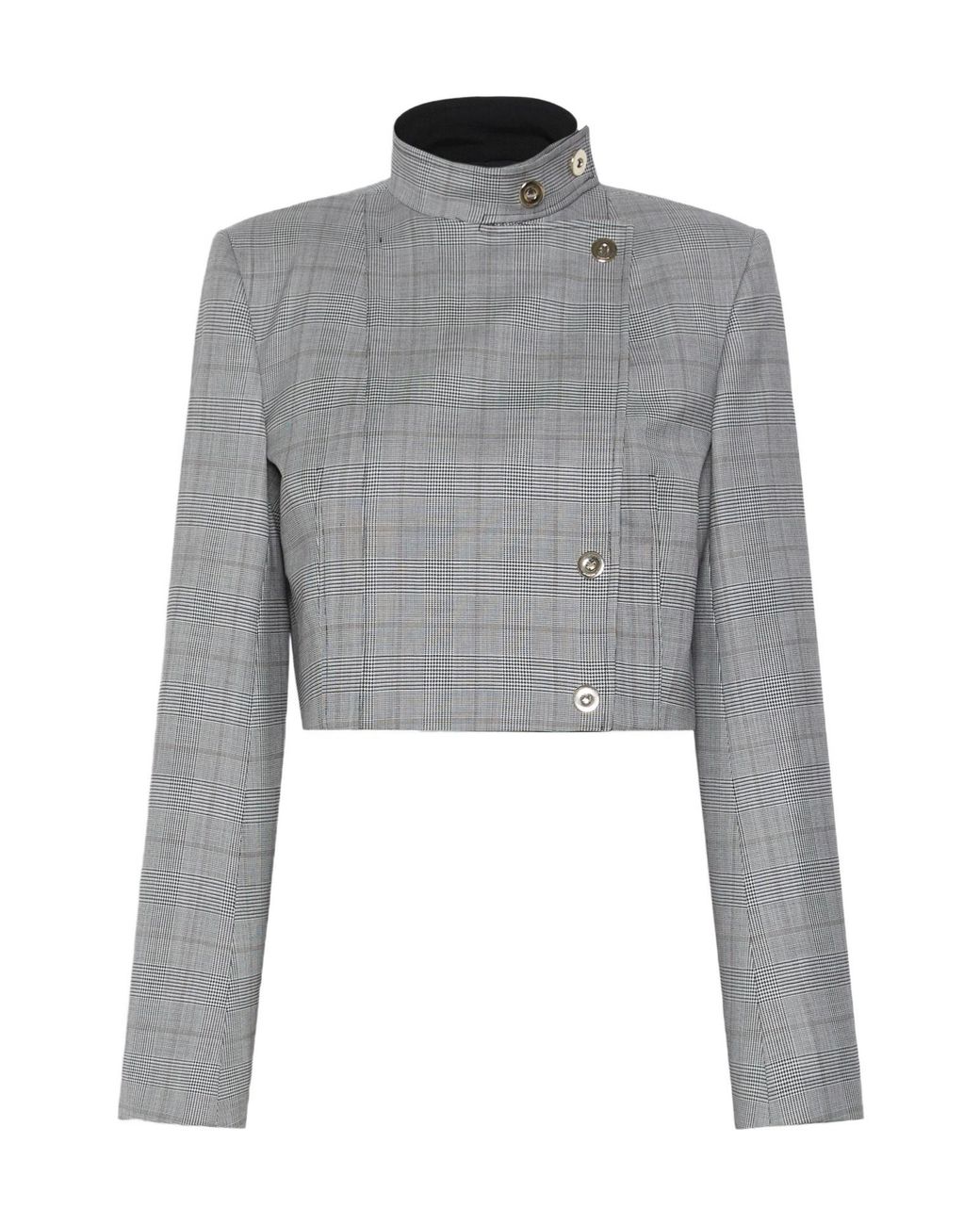 Sportmax Gray Spxesposto Cropped Jacket