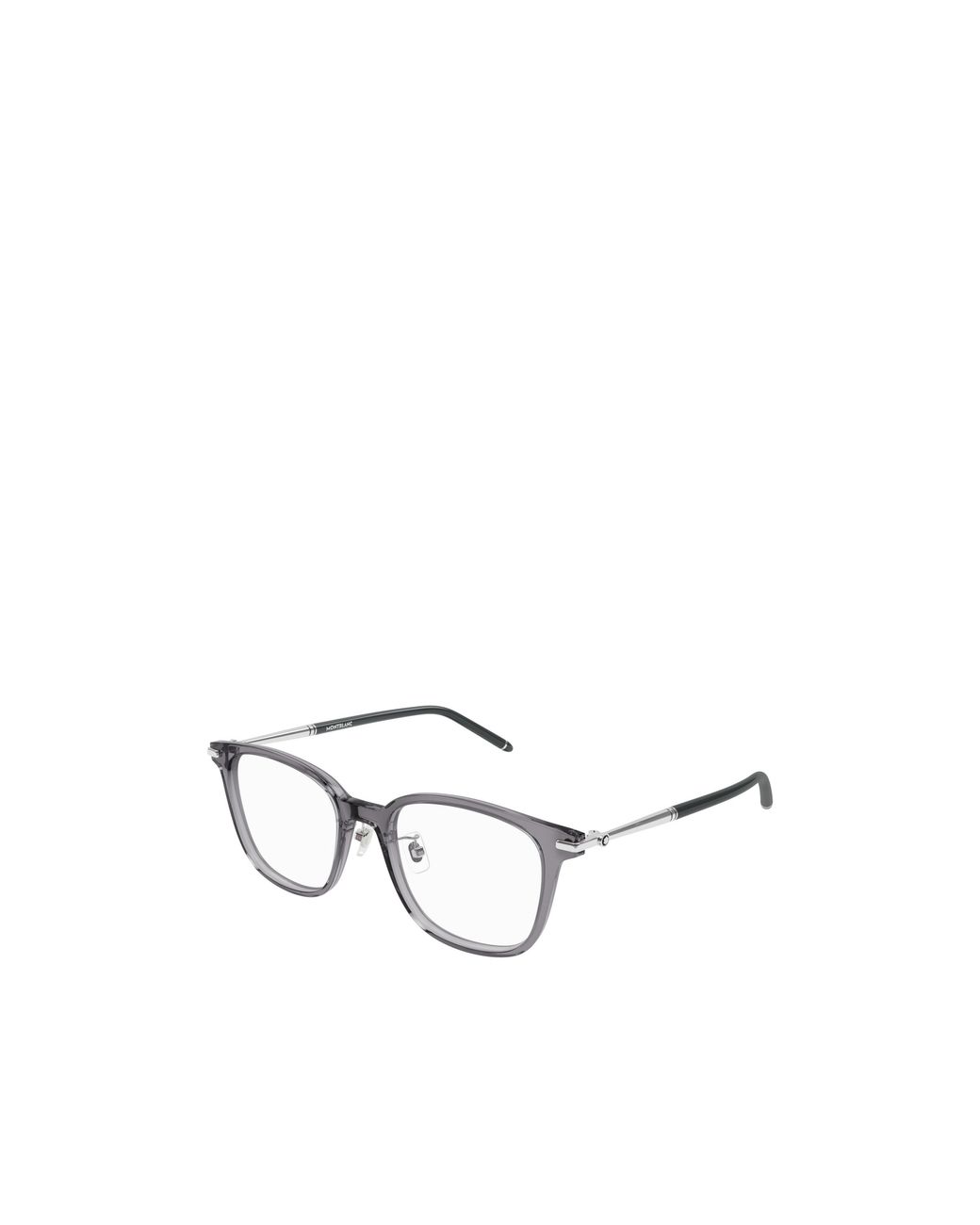 Montblanc Metallic Eyewear Square Frame Glasses for men
