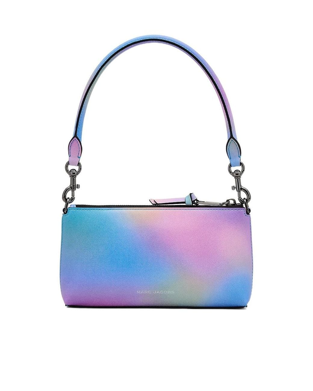 Marc Jacobs Purple Logo Shoulder Bag