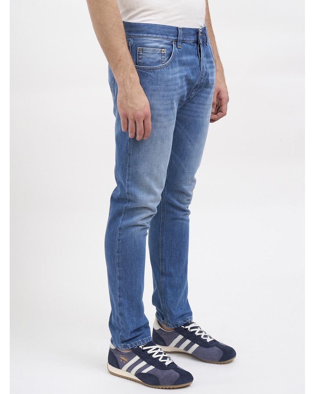 Dondup Blue Five-Pocket Jeans for men
