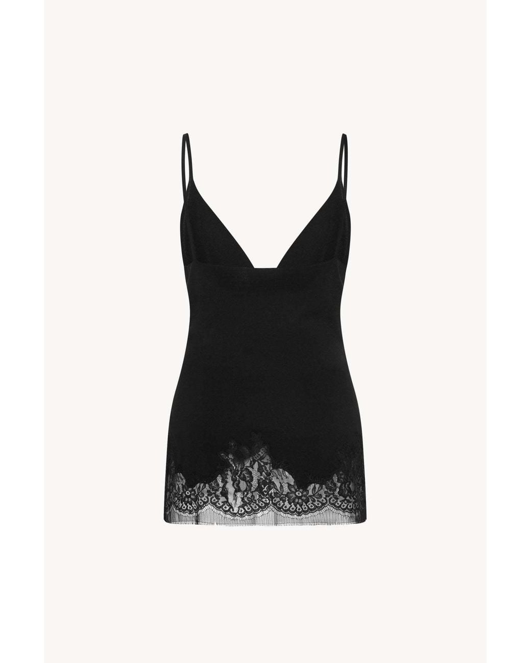 The Row Black Sleeveless Top