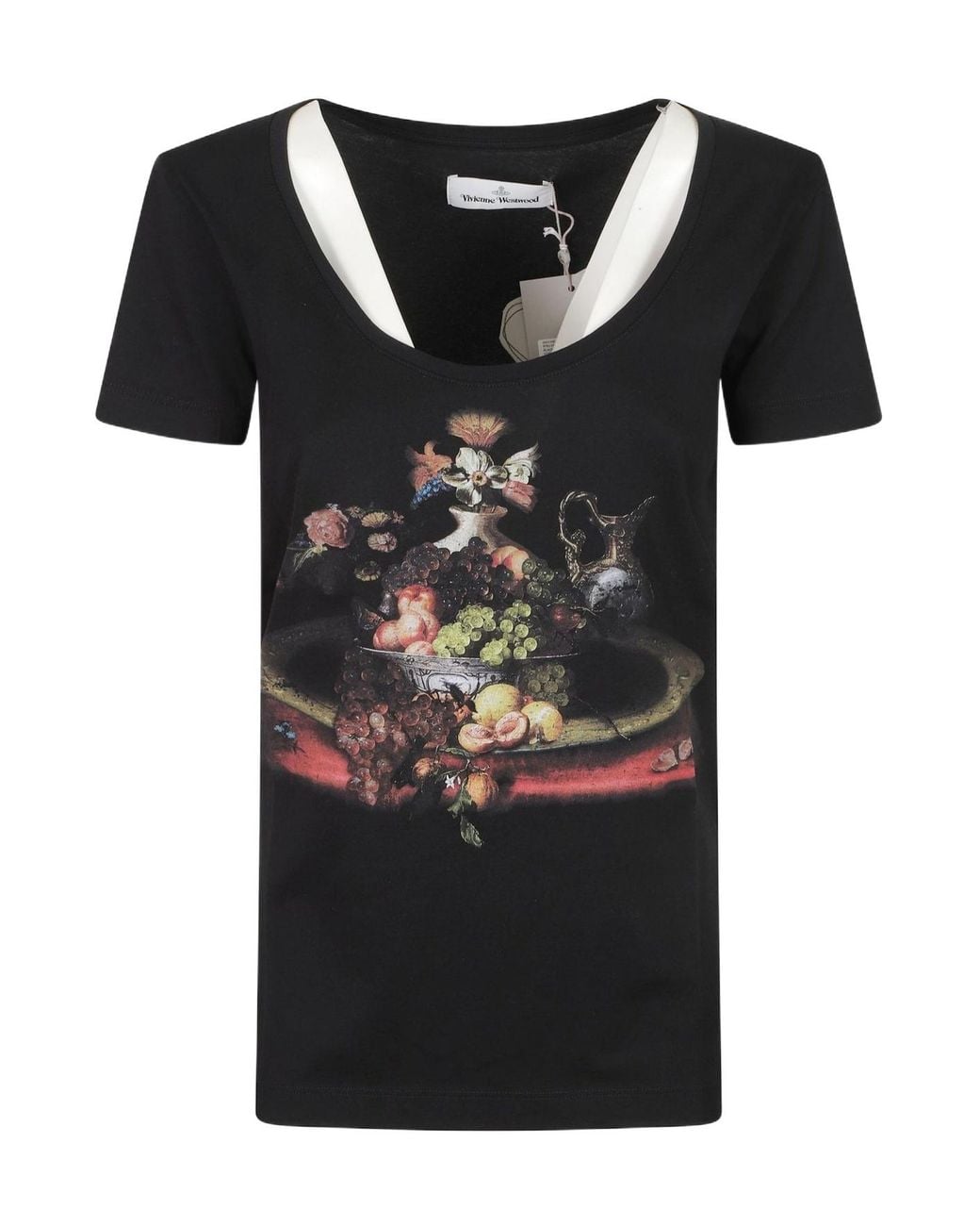 Vivienne Westwood Black Graphic Printed Oversized T-Shirt