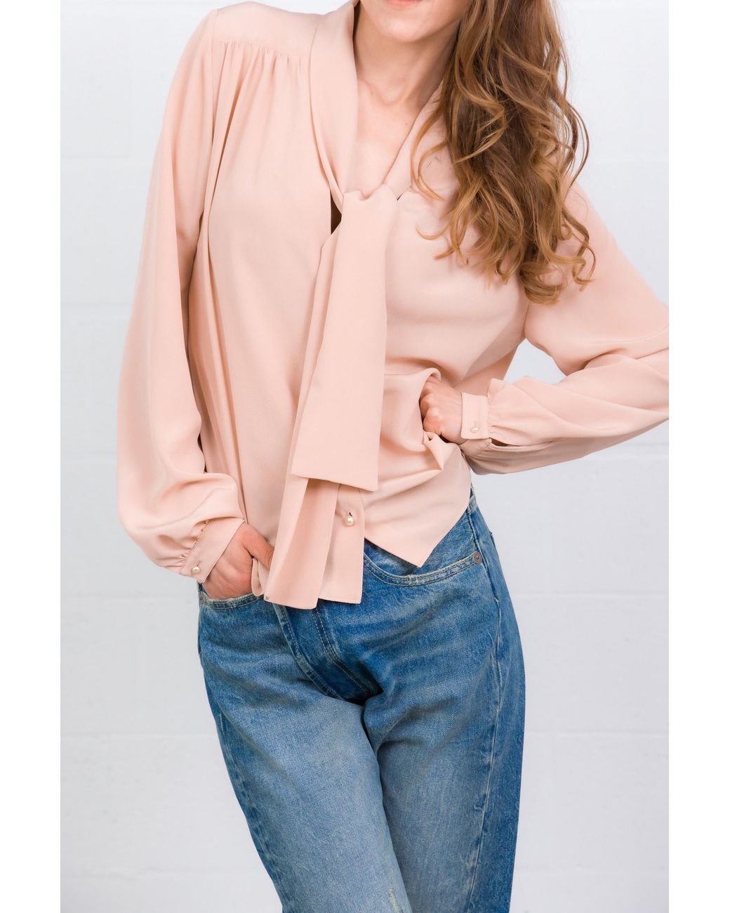 Valentino Pink Long-Sleeved Shirt