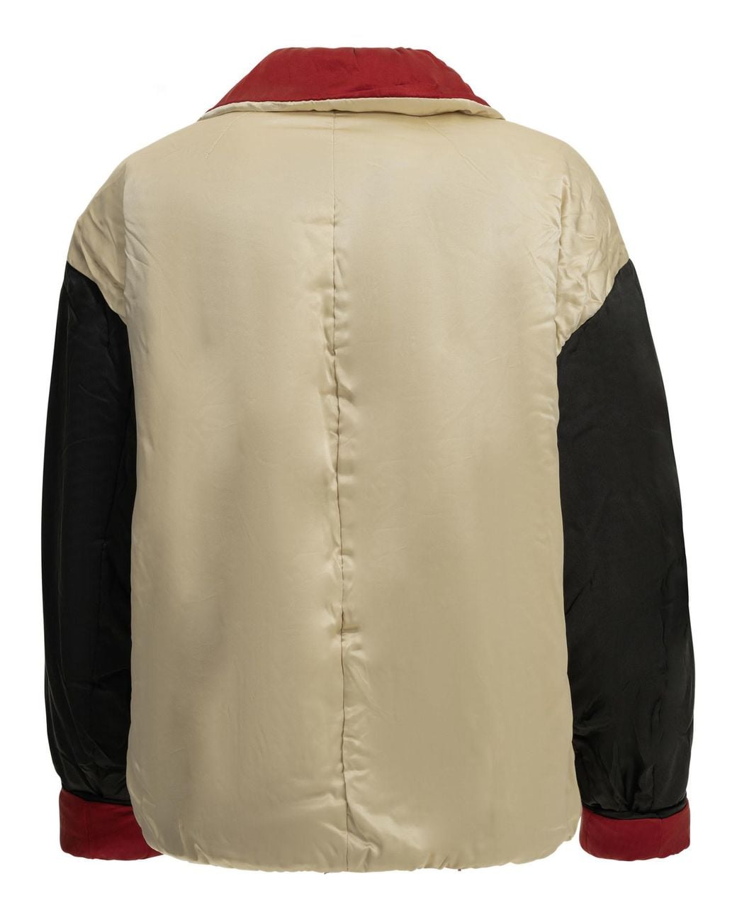 Isabel Marant Green Bleza Satin Puffer Jacket