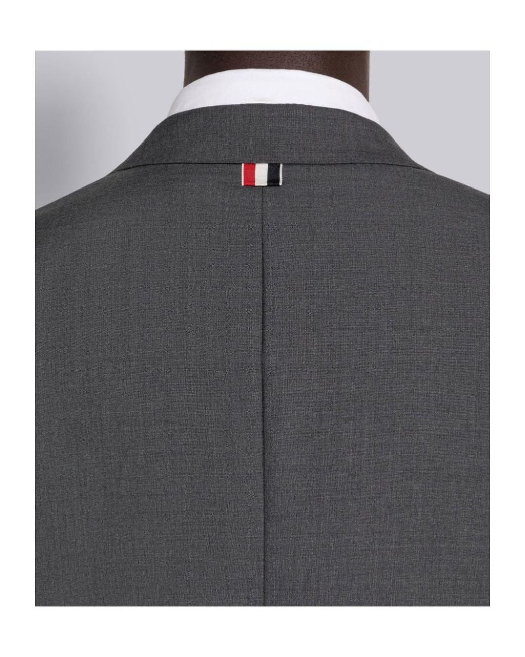 Thom Browne Gray 4-Bar Single-Breasted Blazer for men