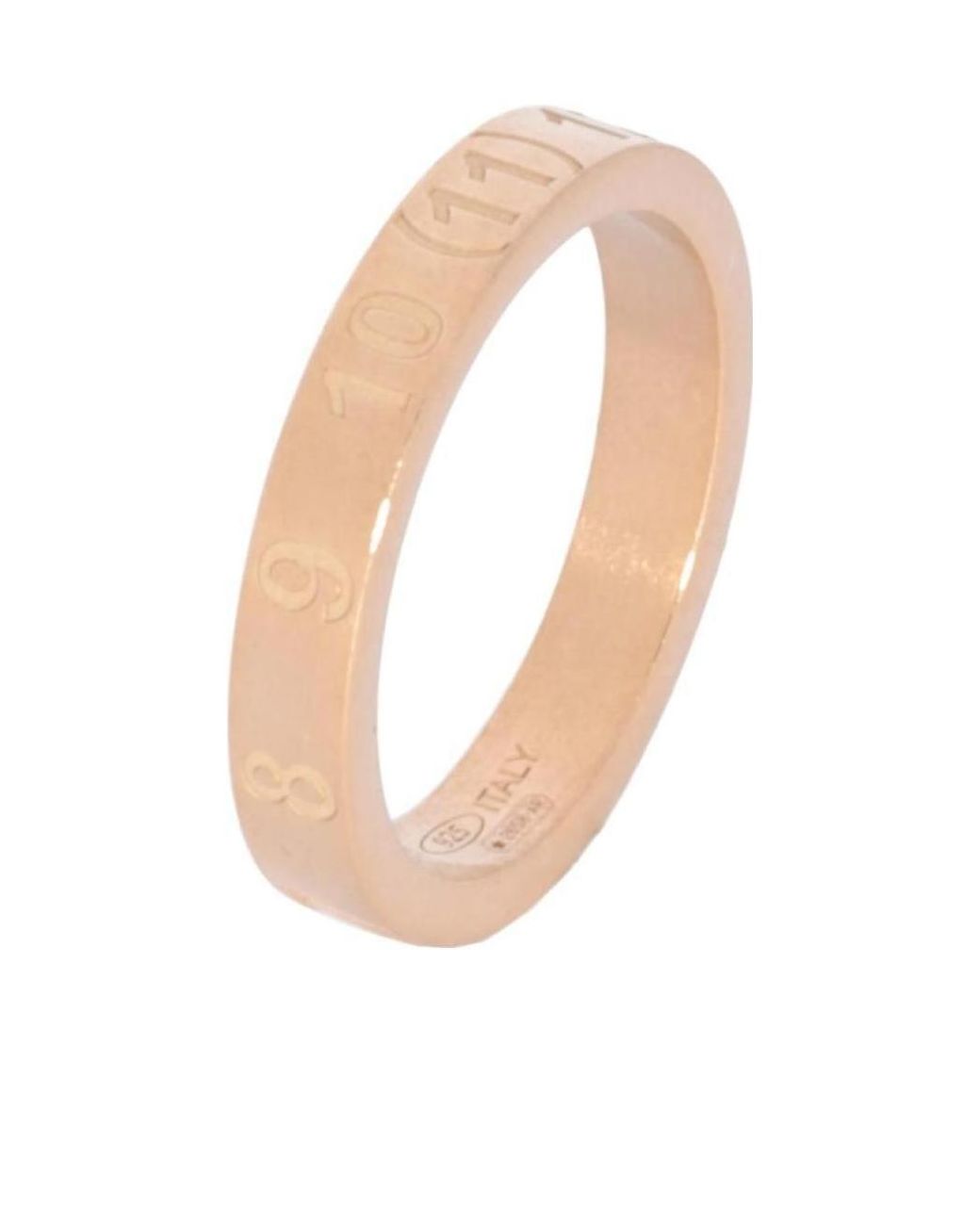 Maison Margiela White Numbers-Motif Ring for men