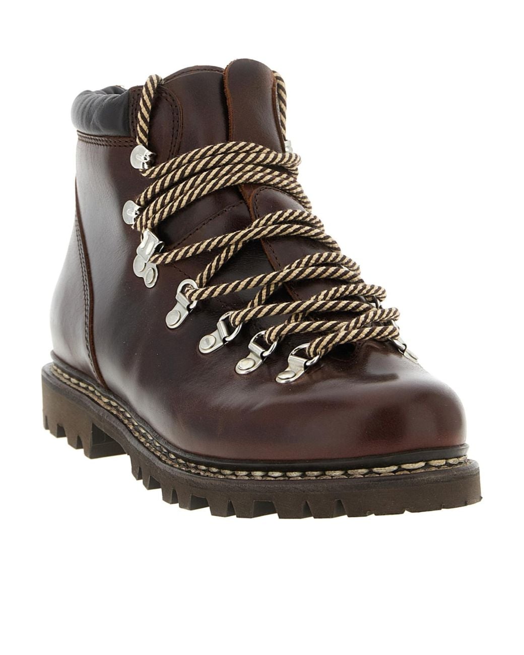 Paraboot Brown Round-Toe Boots for men