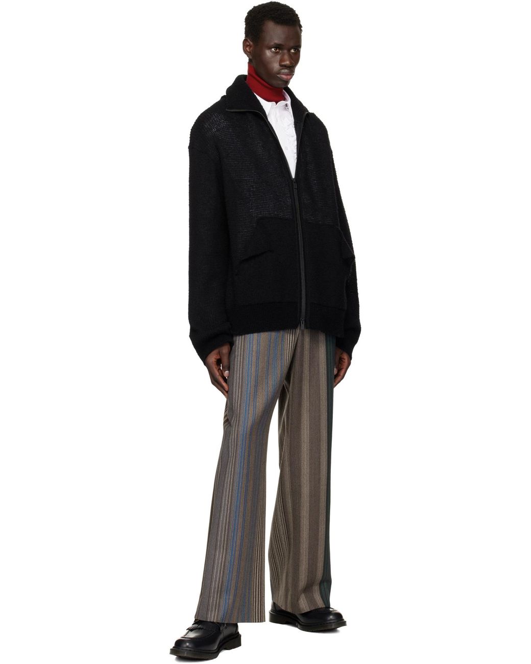 Dr. Martens Black Tassel Loafers for men