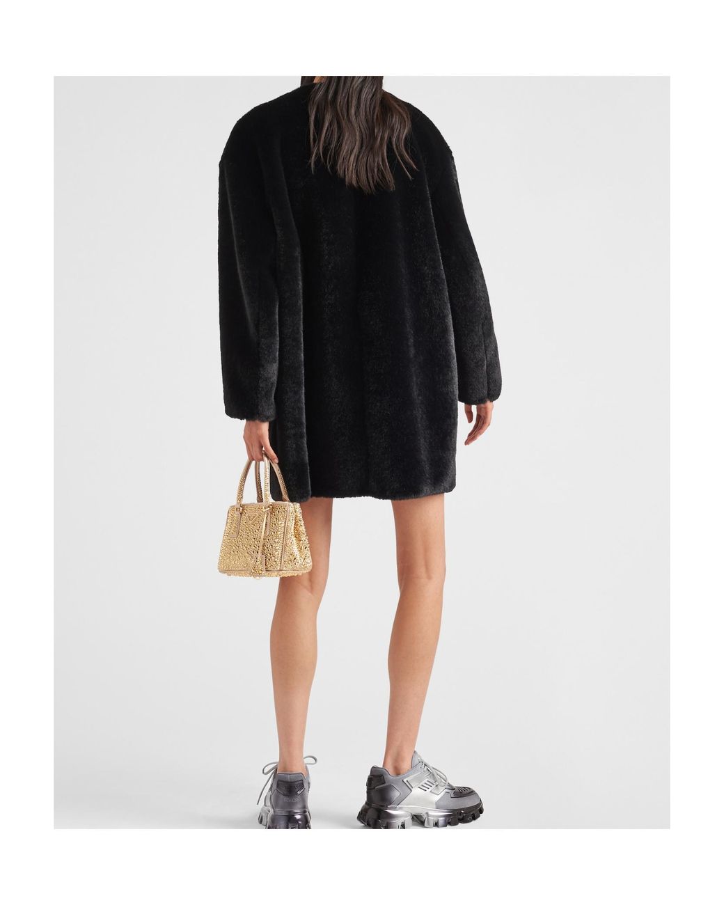 Prada Black Aspen Coat