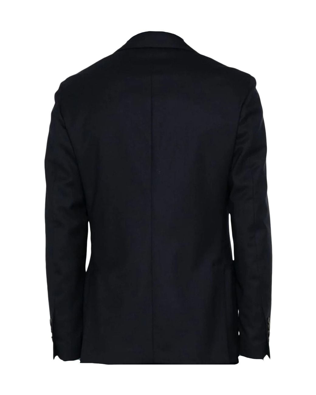 Lardini Blue Single-Breasted Twill Blazer for men