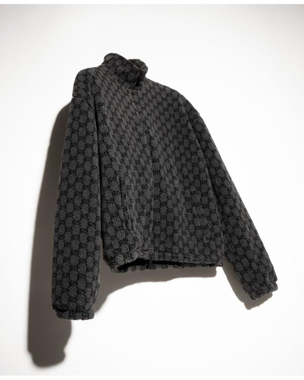 Gucci Black Gg Zip Jacket for men