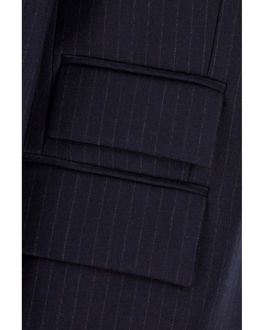Max Mara Blue Single Breasted Blazer