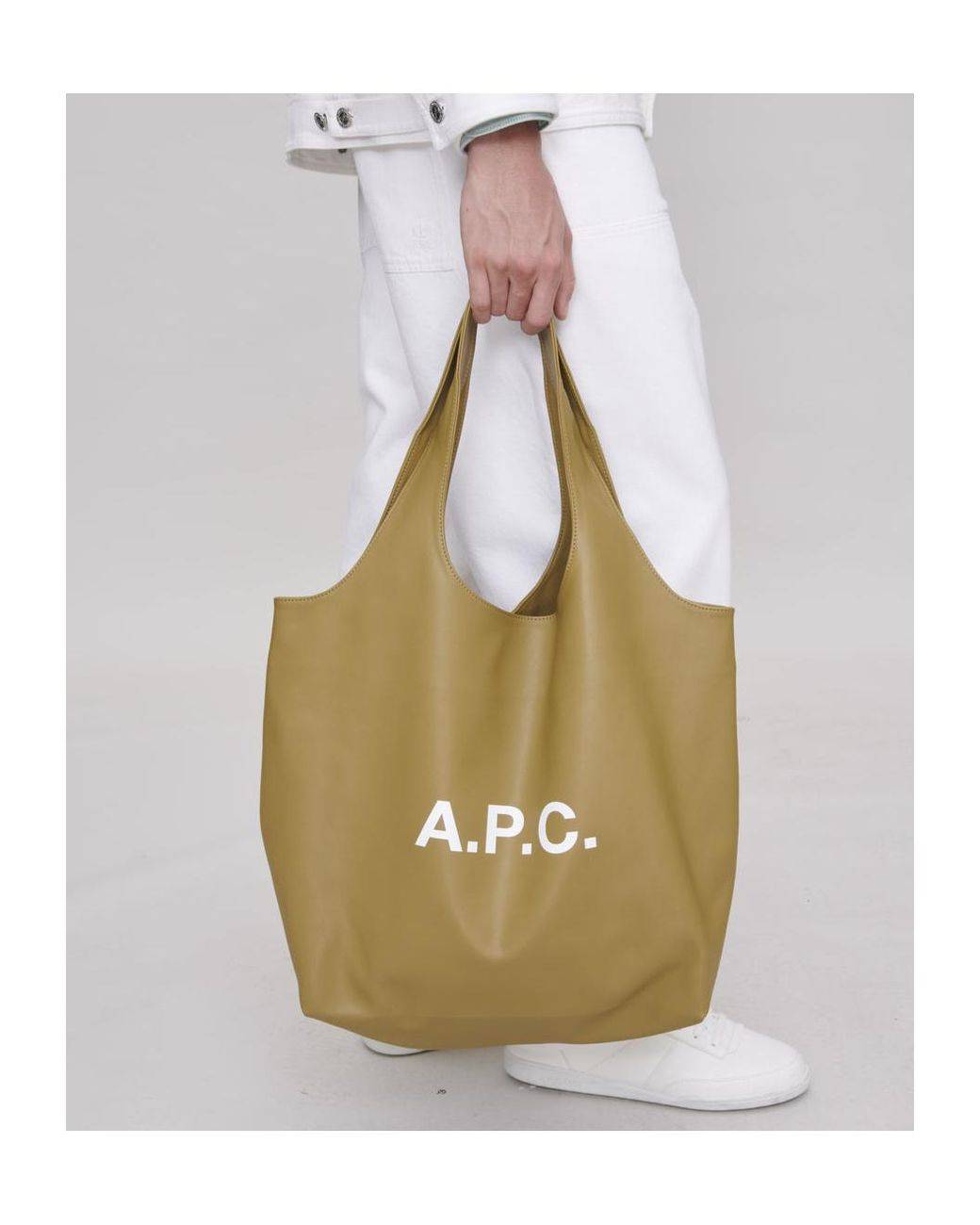 A.P.C. Metallic Ninon Medium Tote Bag for men