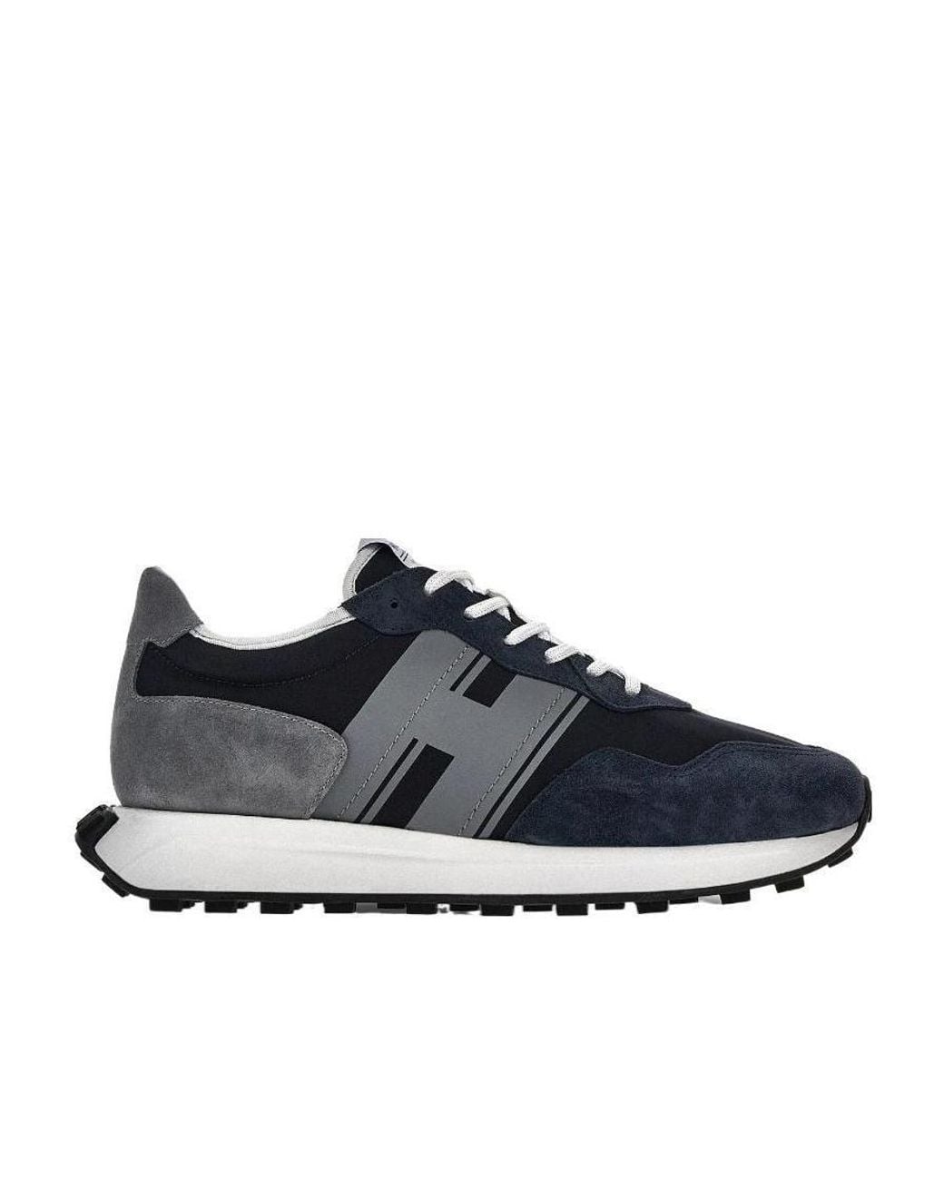 Hogan Blue H601 Lace-Up Sneakers for men