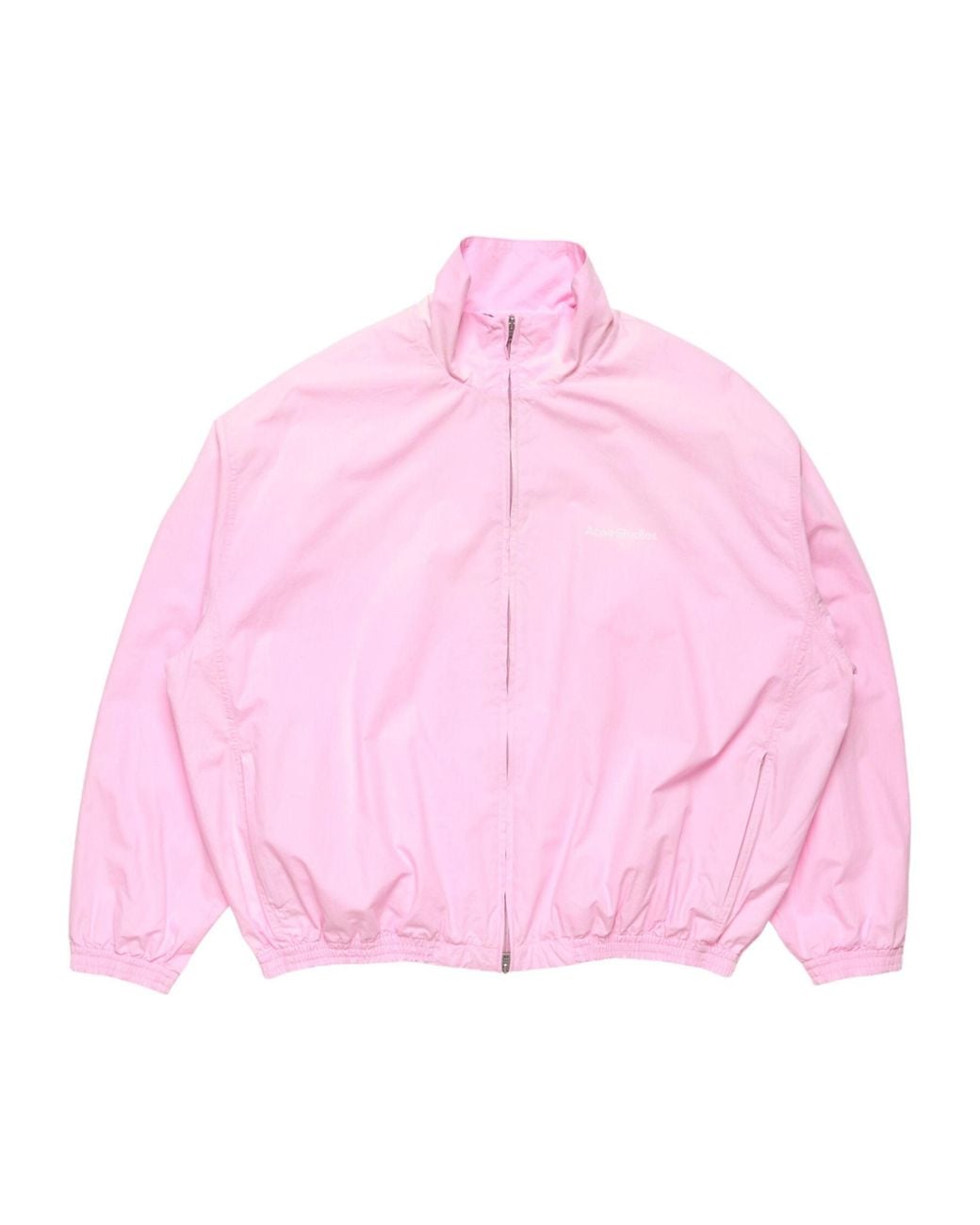 Acne Pink Washed Logo Jacket for men