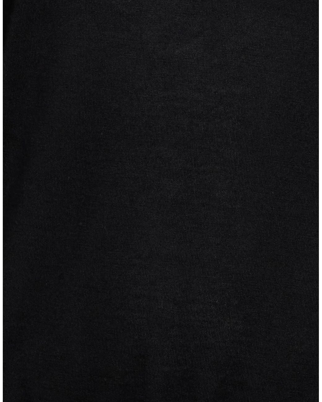 Brunello Cucinelli Black Solid-Color Lightweight Knitted Sweater