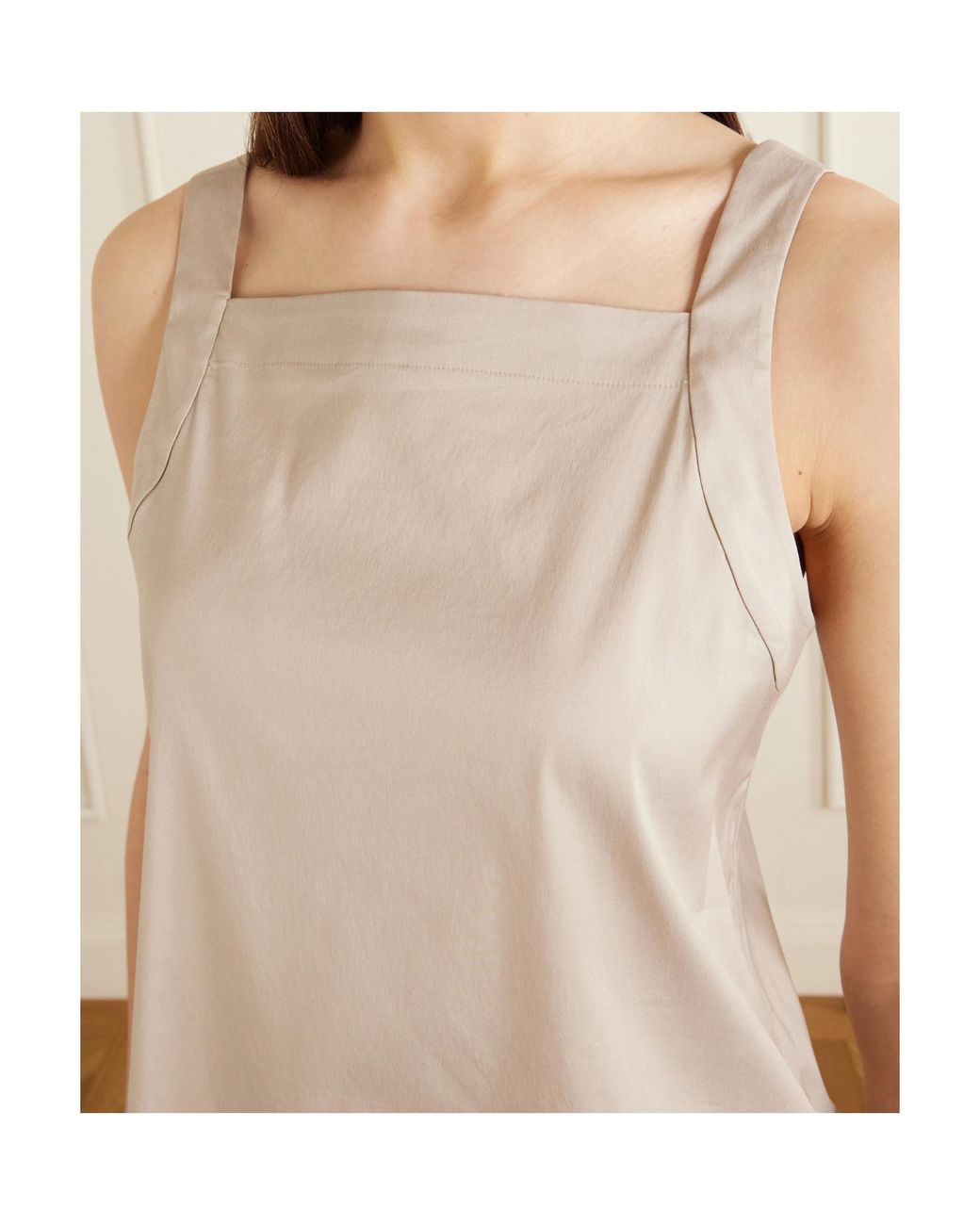 Max Mara Natural Sleeveless Top
