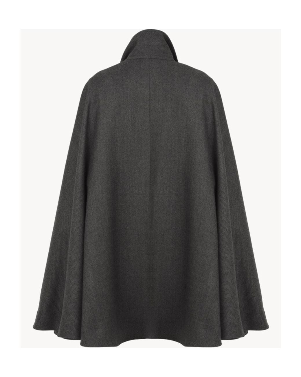 Chloé Black Zip-Up Oversize Coat