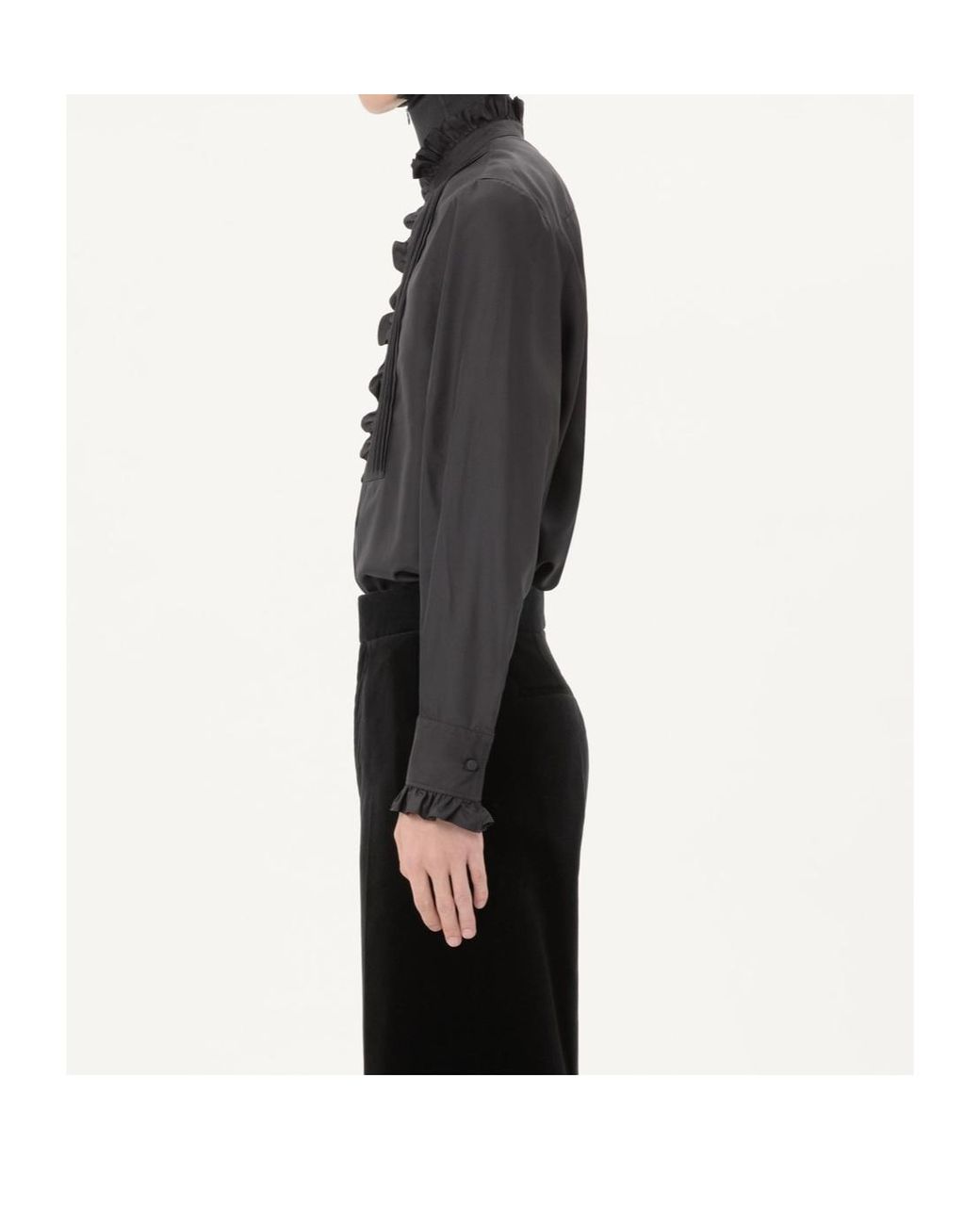 Valentino Black Long-Sleeved Shirt for men
