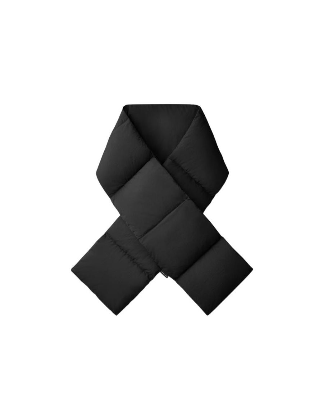 Canada Goose Black Rectangle Shape Padded Scarf for men