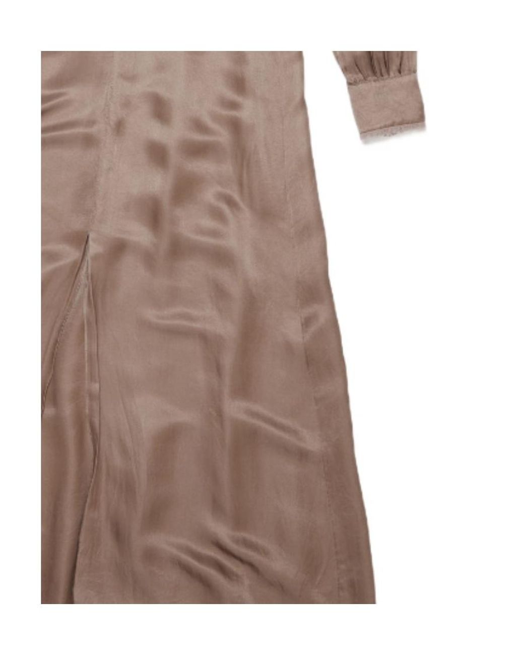 Acne Brown V-Neck Dress