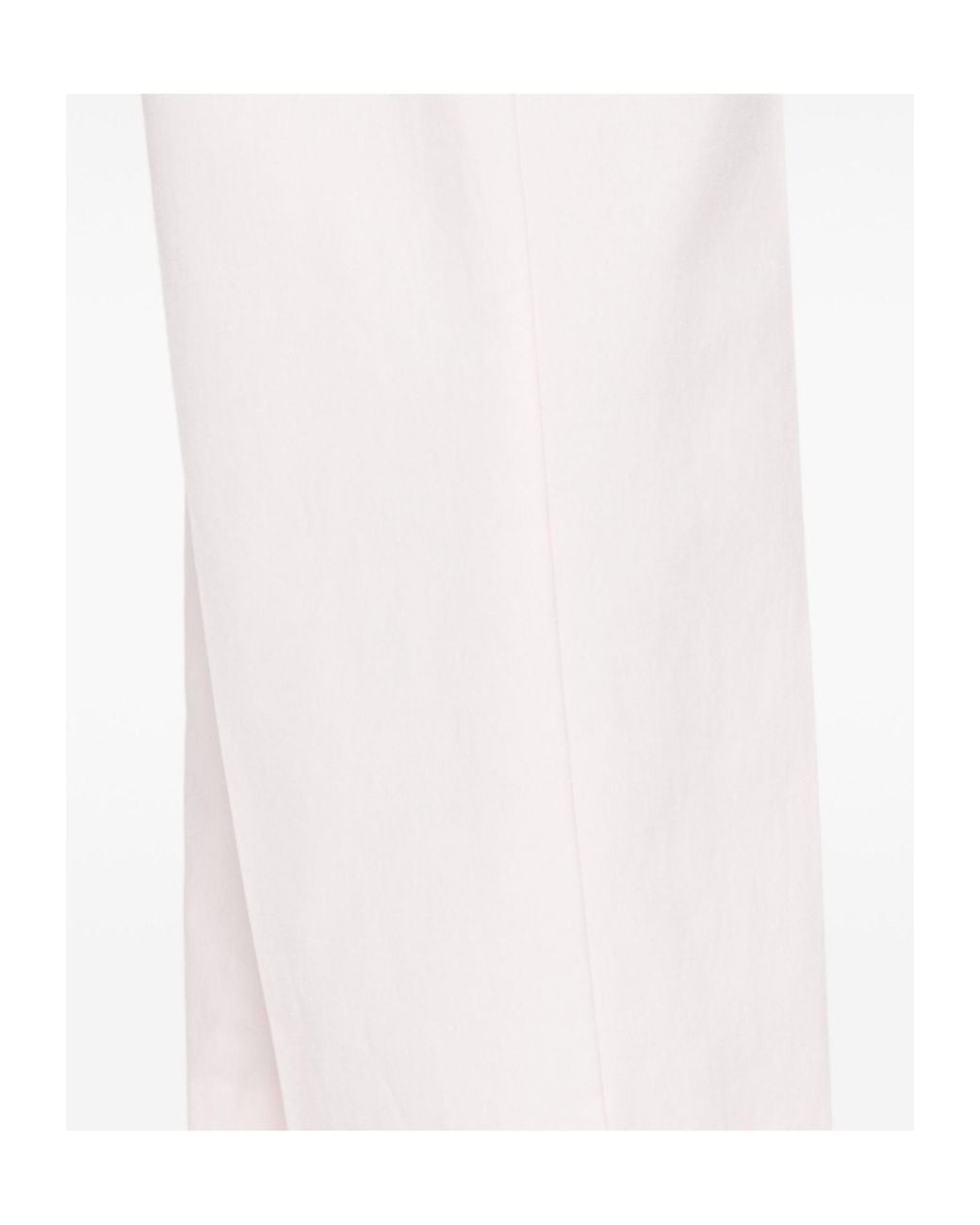 Forte_forte Pink Casual Trousers With Belt Loops