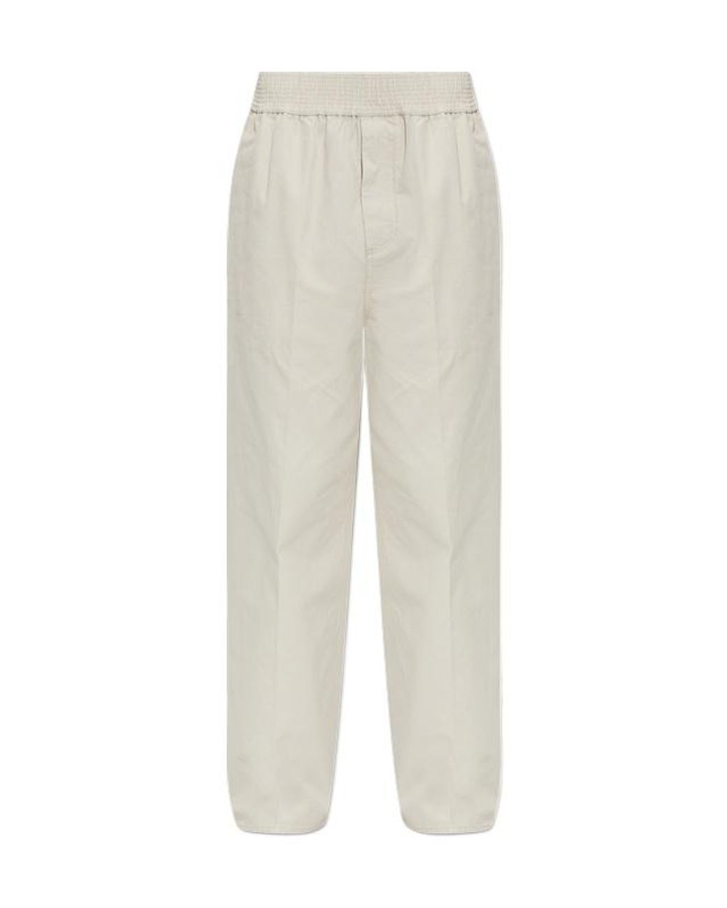 Jacquemus White Miami Straight-Leg Trousers for men