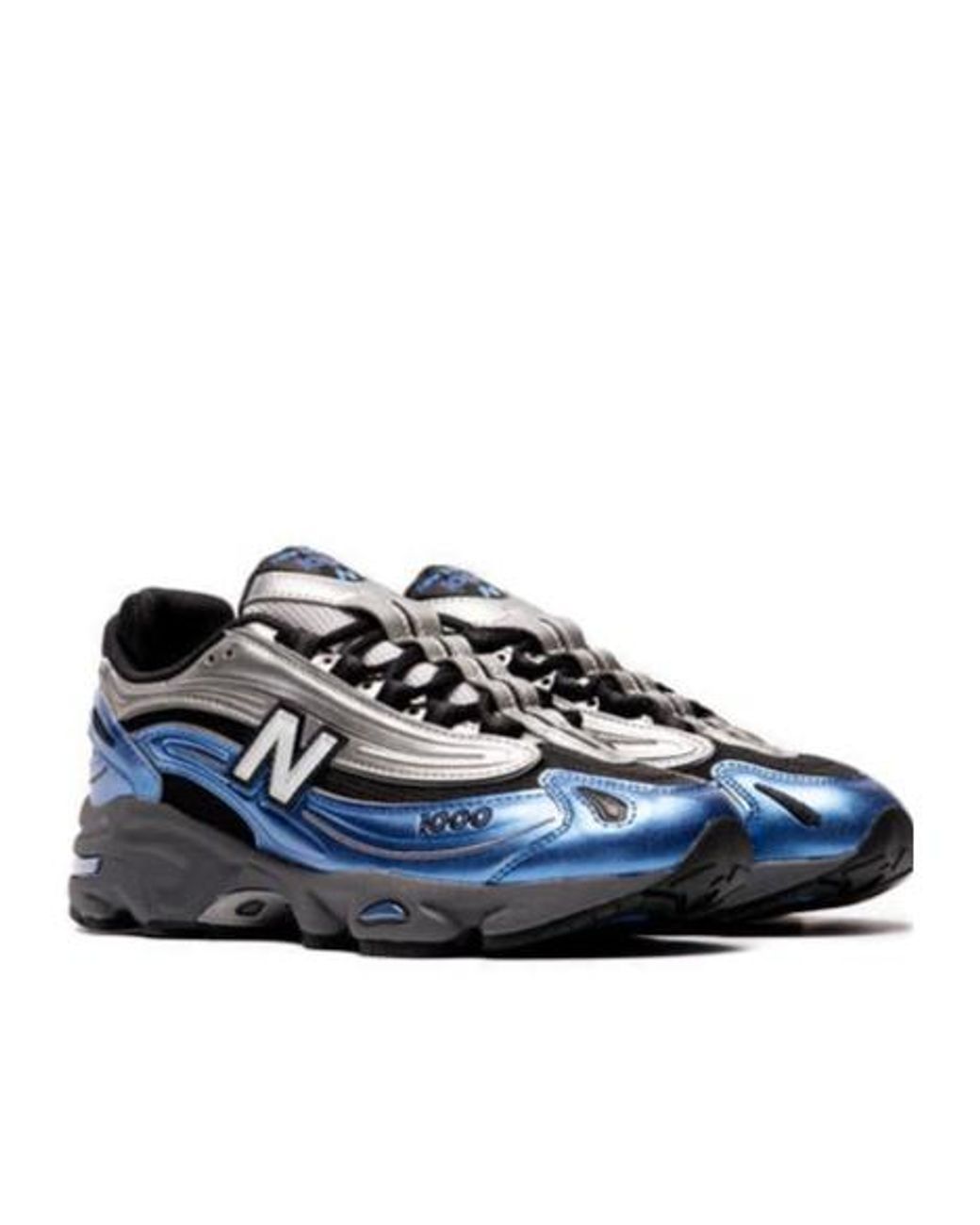 New Balance Blue M1000 Lace-Up Sneakers for men
