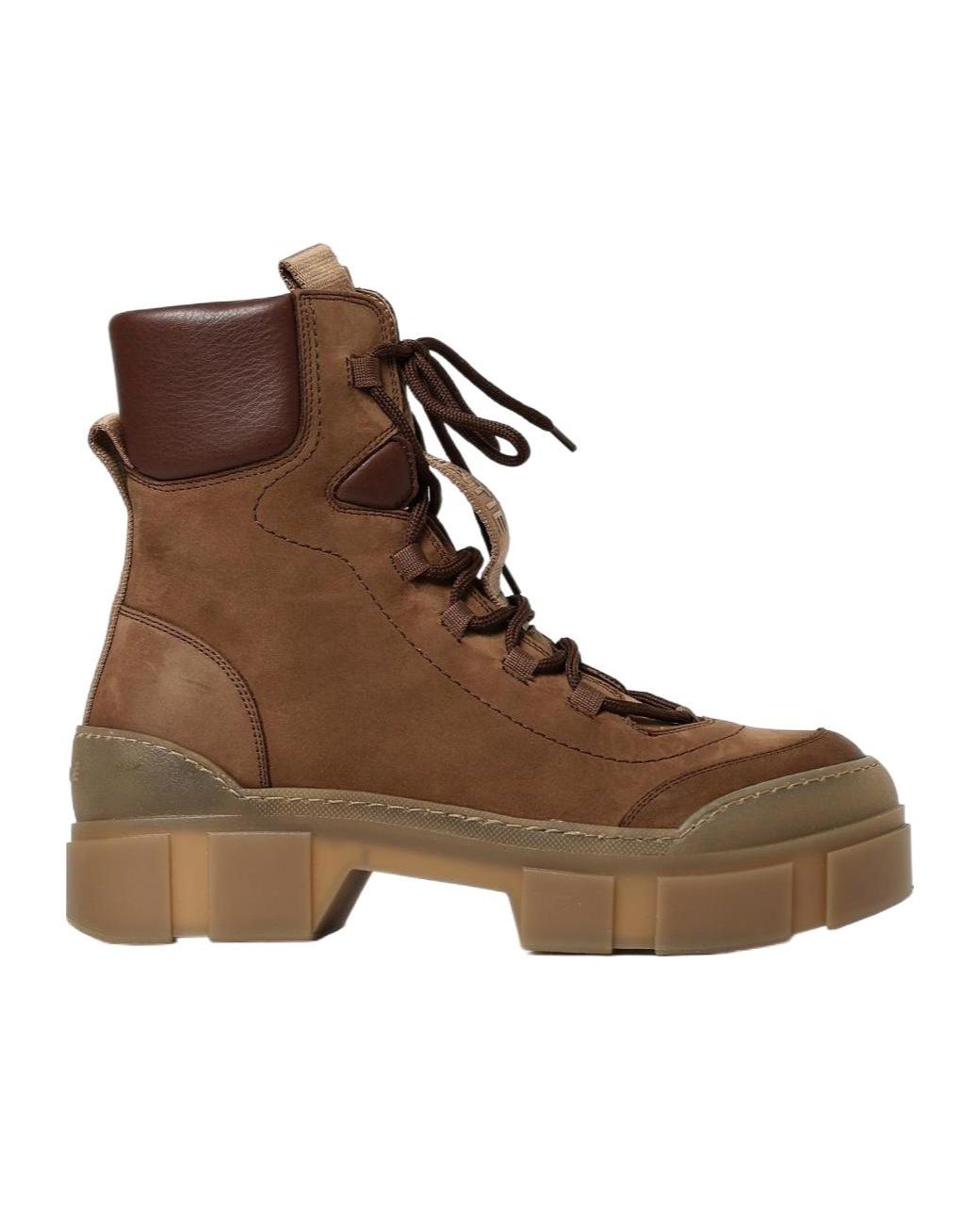 Vic Matié Brown Lace-Up Ankle Boots
