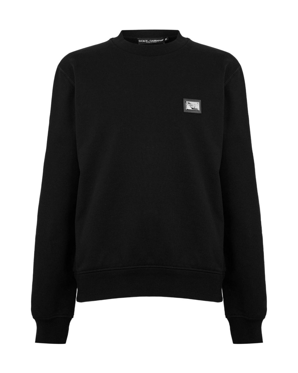 Dolce & Gabbana Black Crew Sweatshirt for men