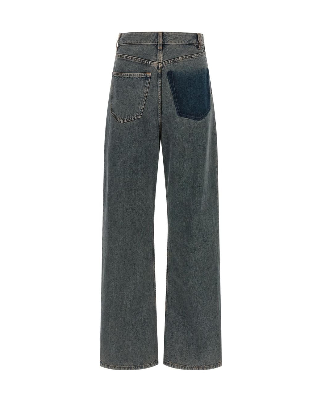 MM6 by Maison Margiela Gray Back To Back Jeans