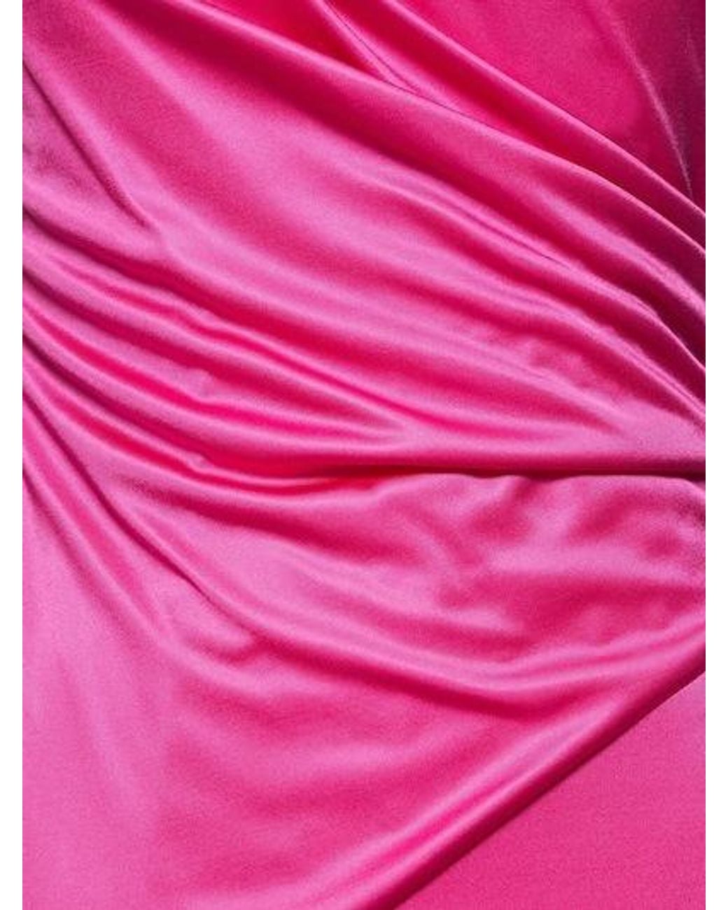 Versace Pink Plain Weave Mini Dress