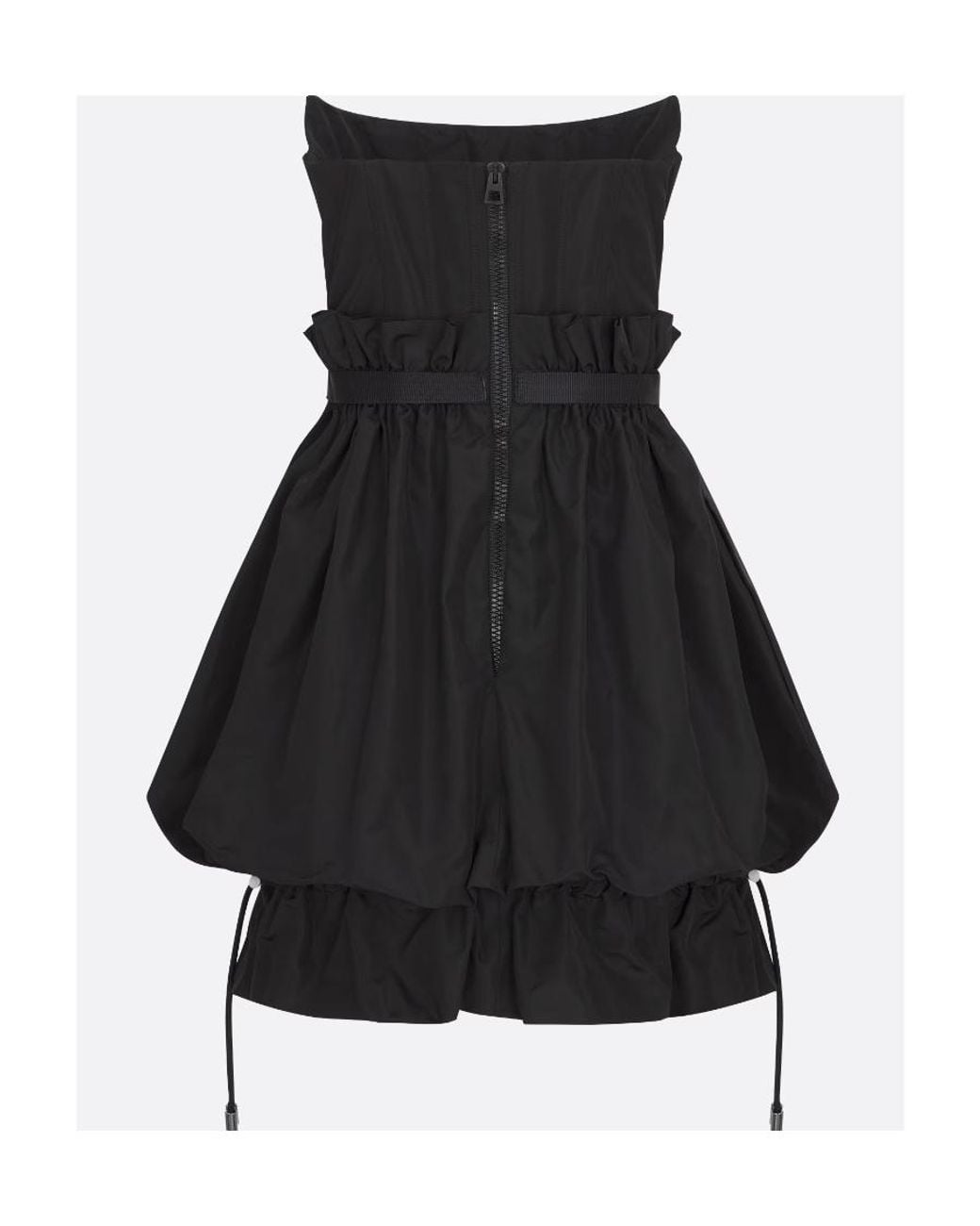 Dior Black Zipper Dress