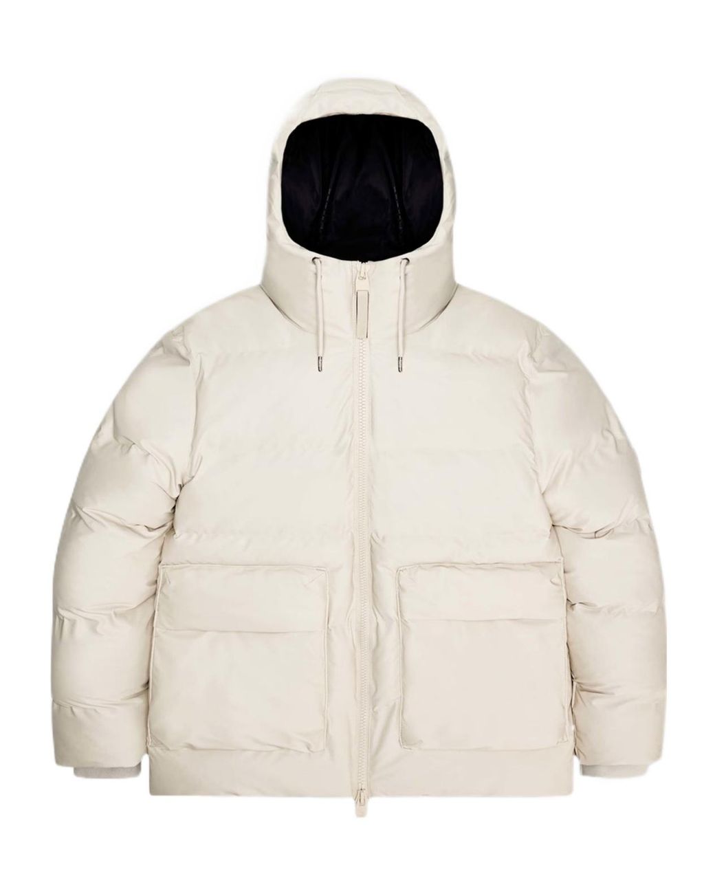 Rains Natural Long-Sleeved Cotton-Padded Jacket