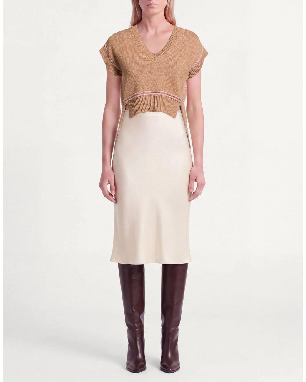 Marni Brown Two-Tone Jumpers