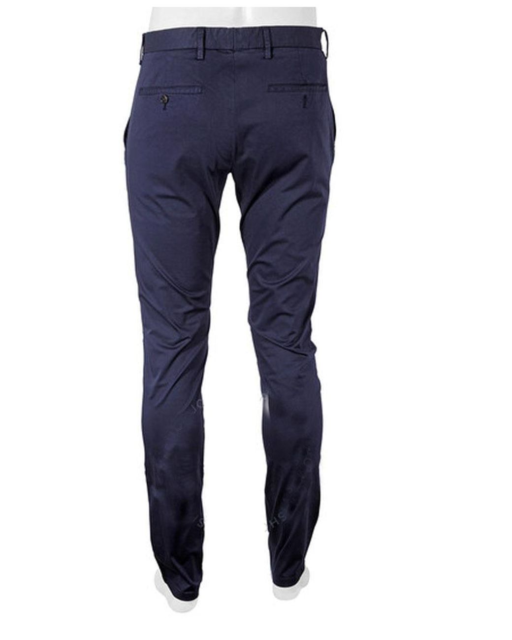 Zegna Blue Logo Details Casual Pants for men