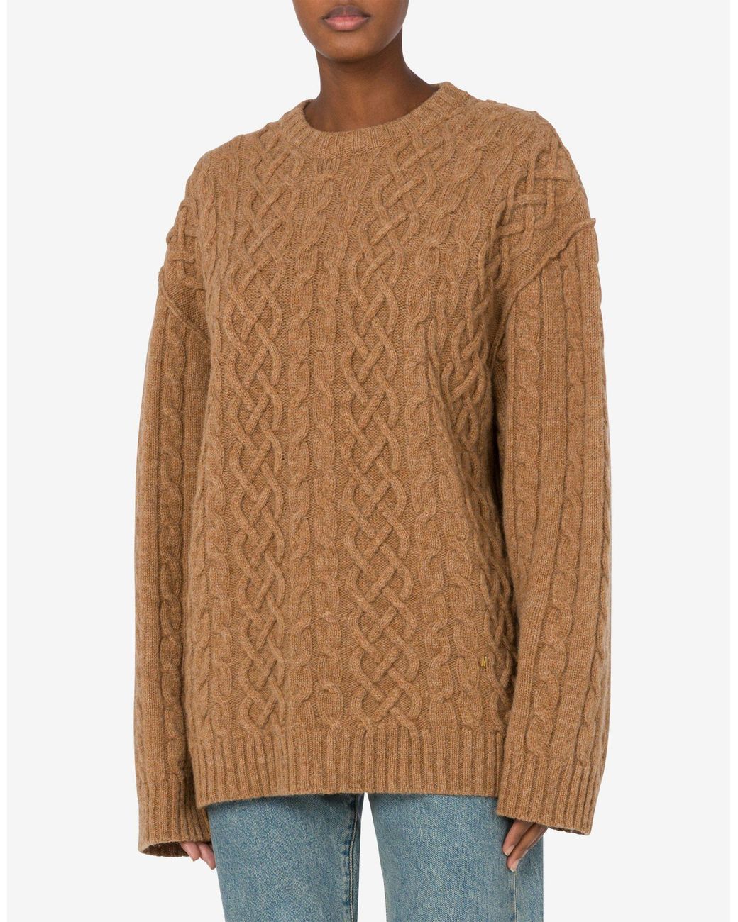 Moschino Brown Wool Pullover