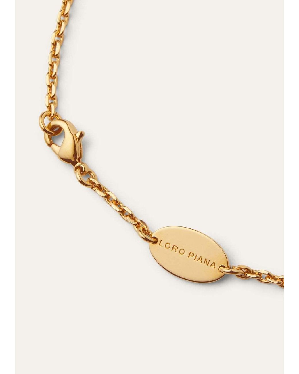 Loro Piana Metallic Baby Goat Necklace