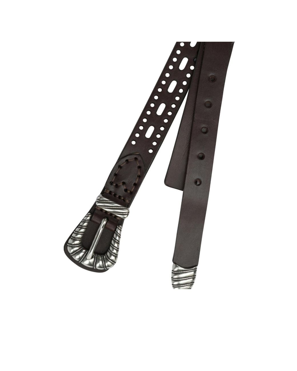 Etro White Openwork Belt