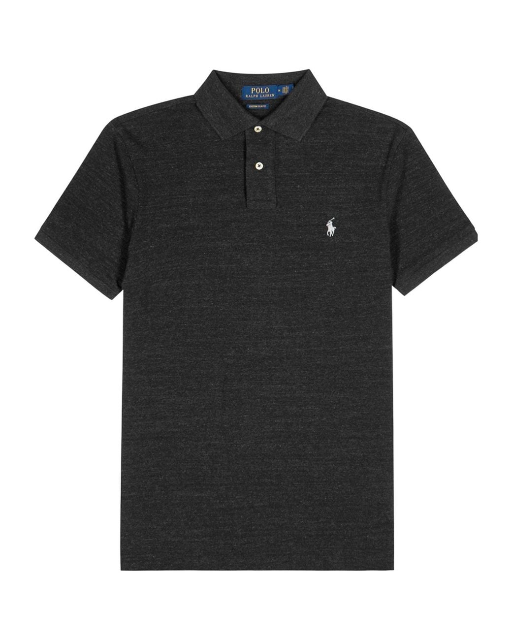 Polo Ralph Lauren Black Short-Sleeved Polo Shirt for men