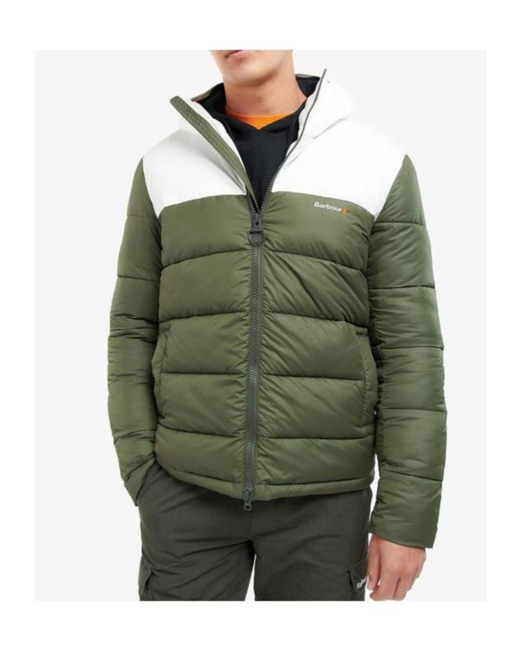 Barbour Green Quilted Jacket for men