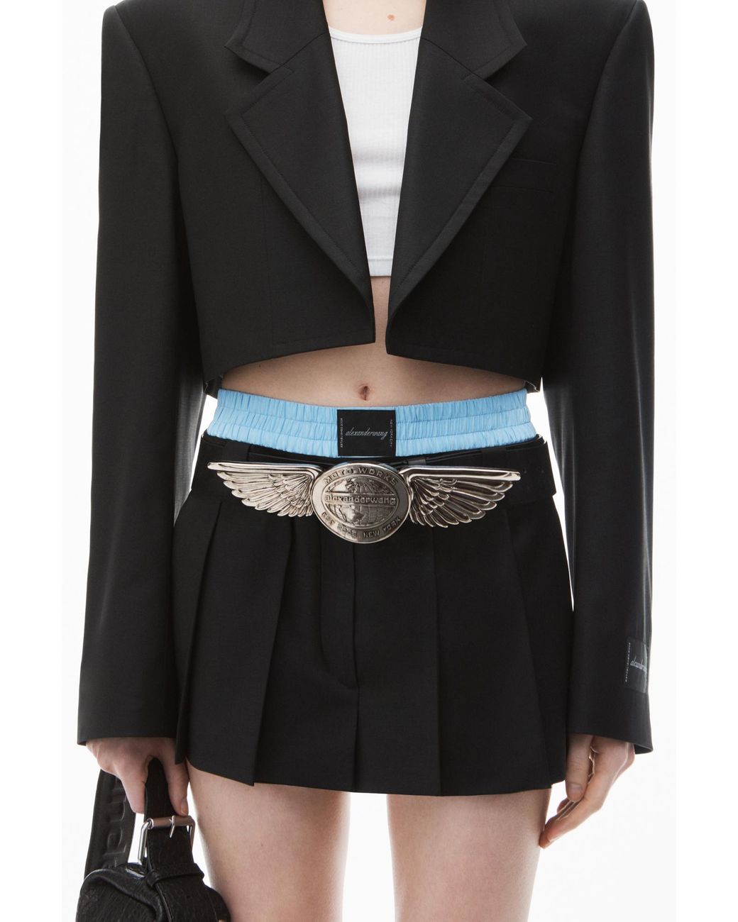 Alexander Wang Black Pre-Styled Skorts