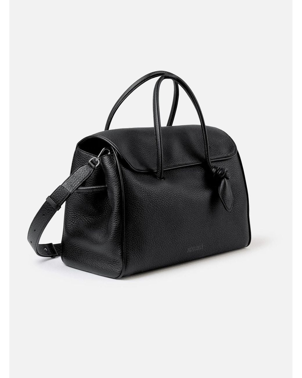 Jacquemus Black Turismo Knot Detailed Tote Bag for men