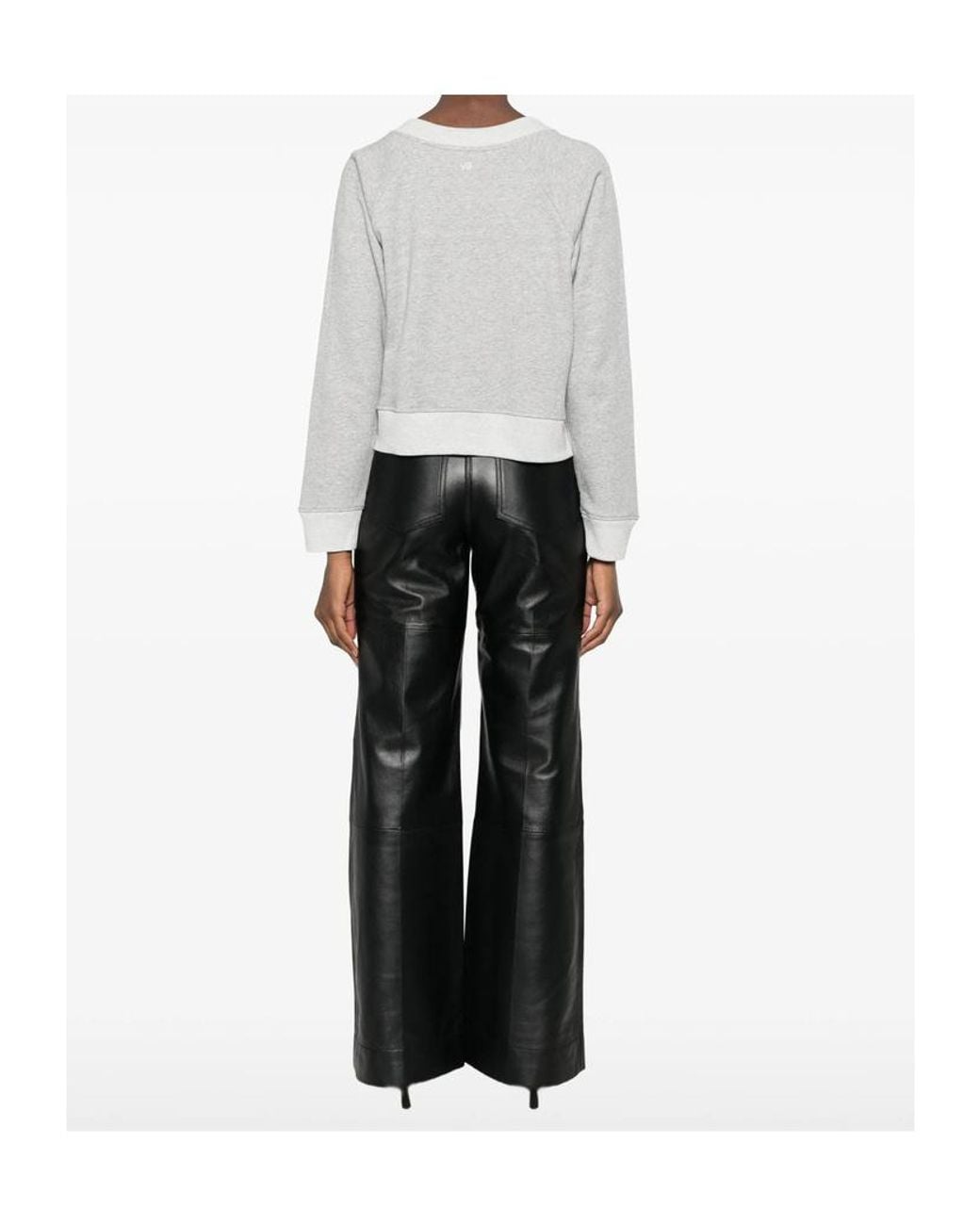 Victoria Beckham White Long-Sleeved Sweatshirt