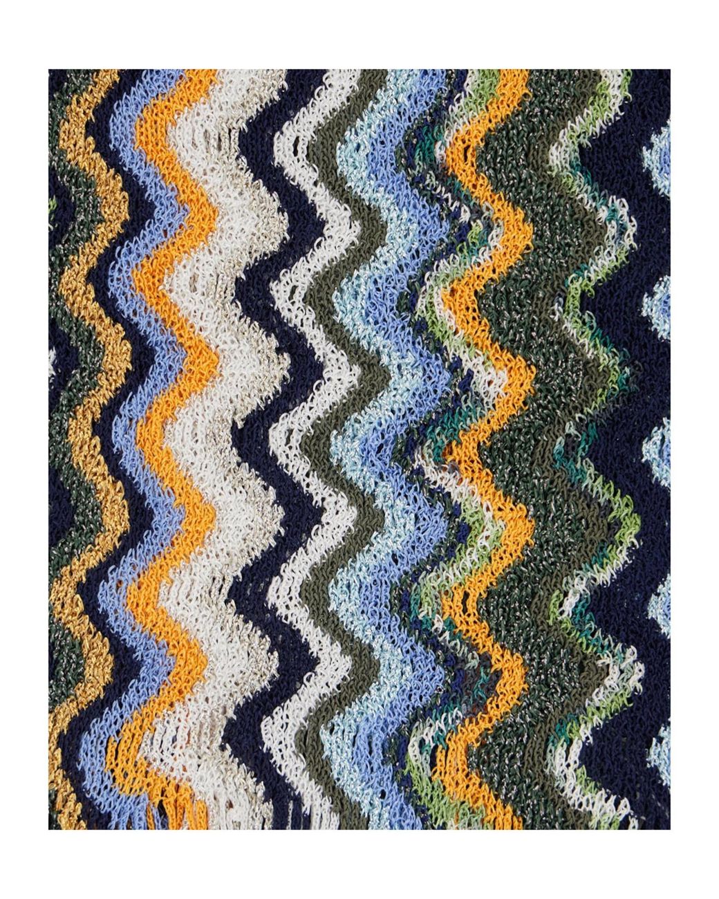 Missoni Green Tasseled Scarf