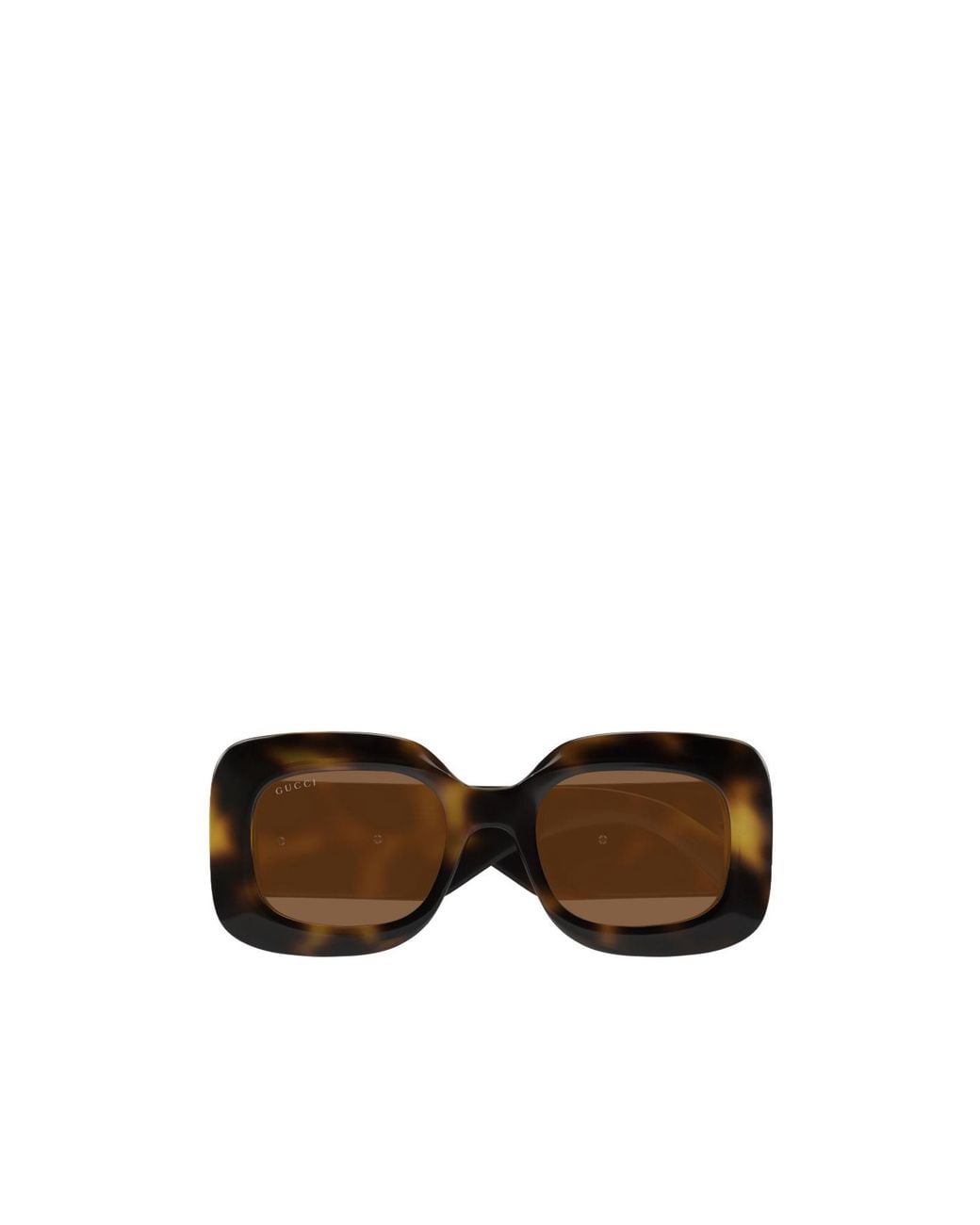 Gucci Brown Eyewear Square Frame Sunglasses