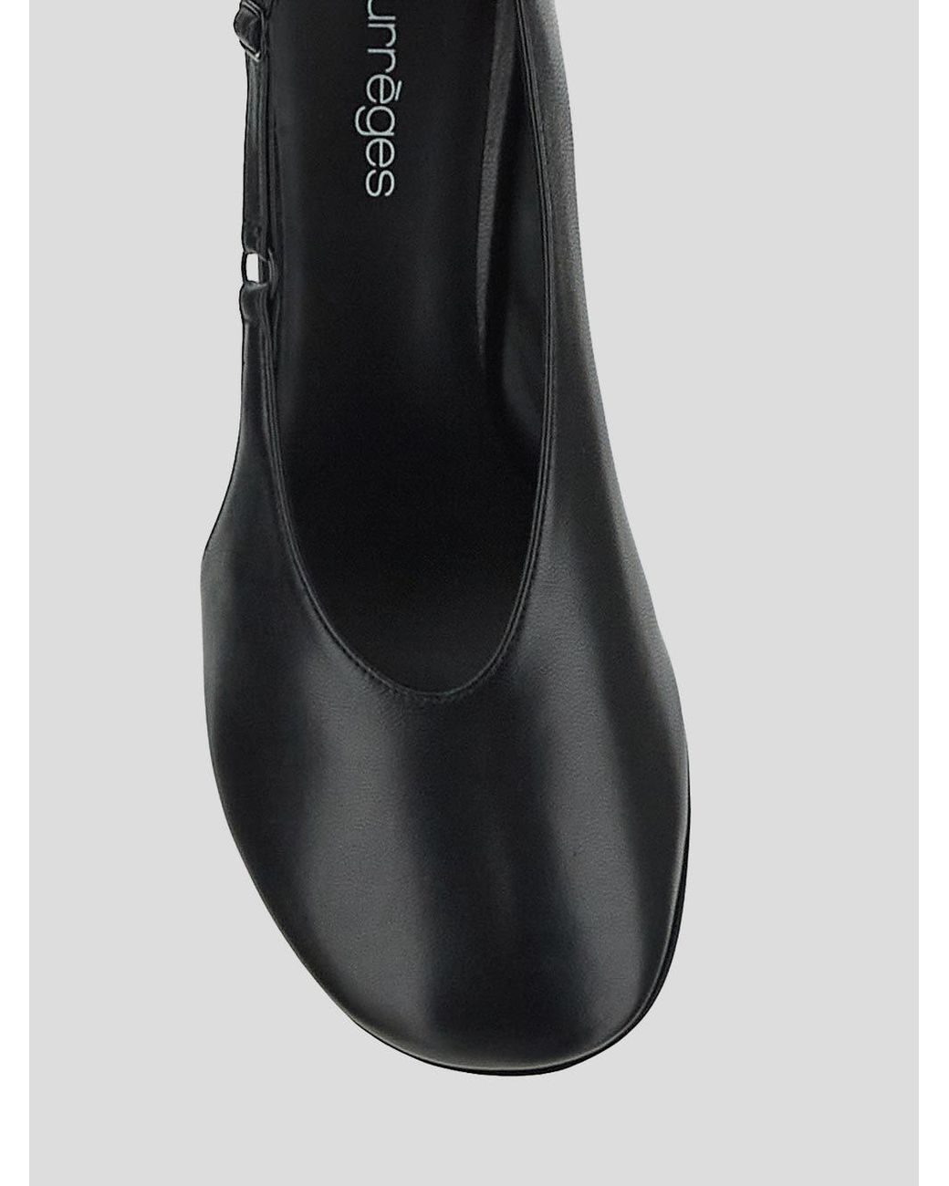 Courreges Black Courrèges Oblique Stilettos