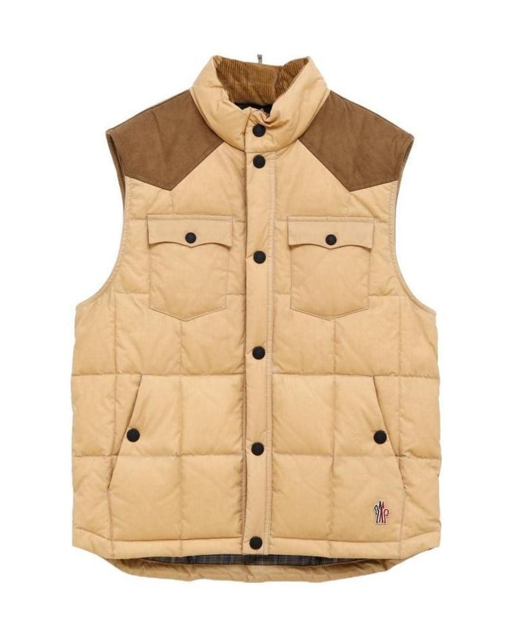 Moncler Natural Après-Ski Padded Gilet for men