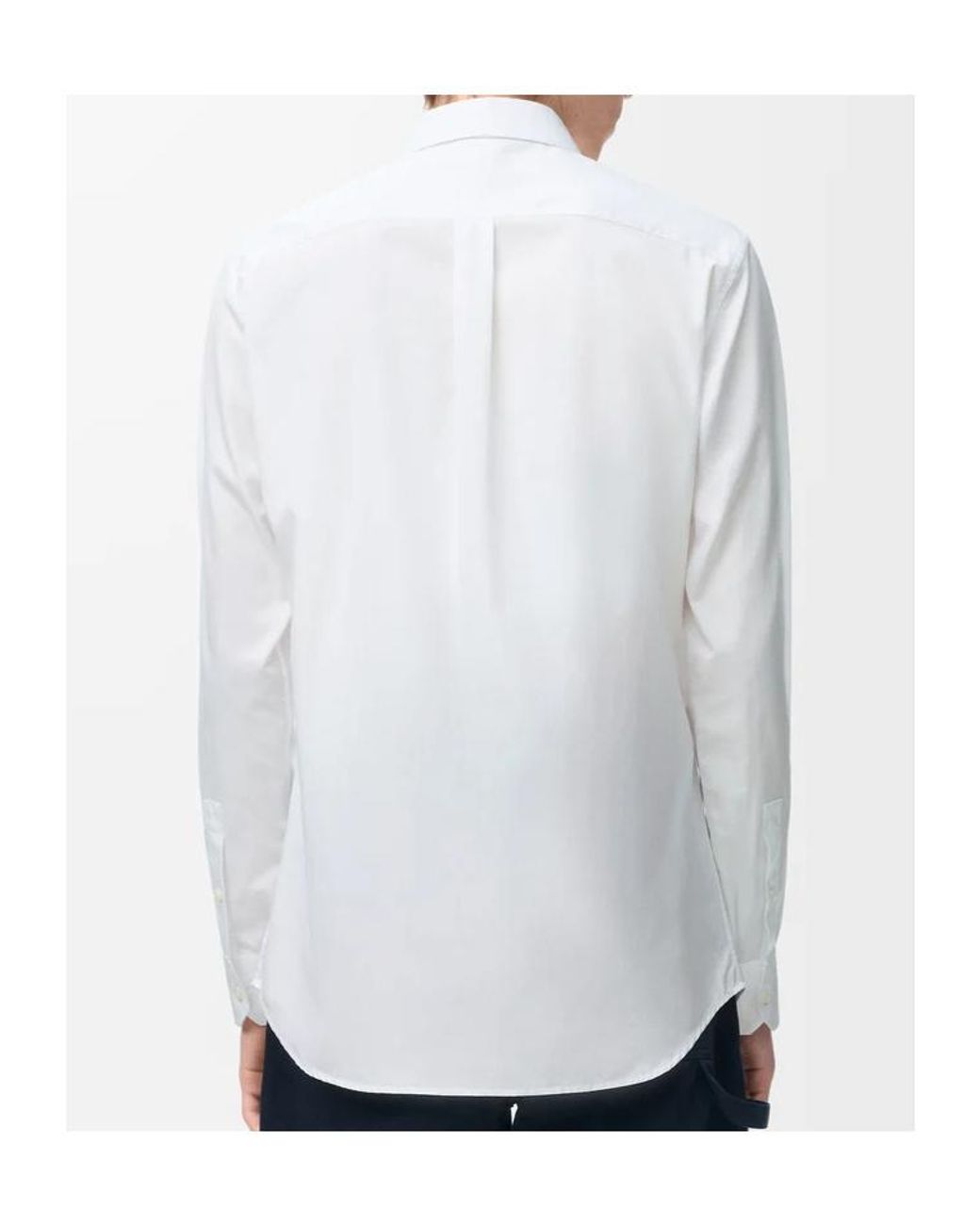 Loewe White Long Sleeve Buttoned Shirt for men