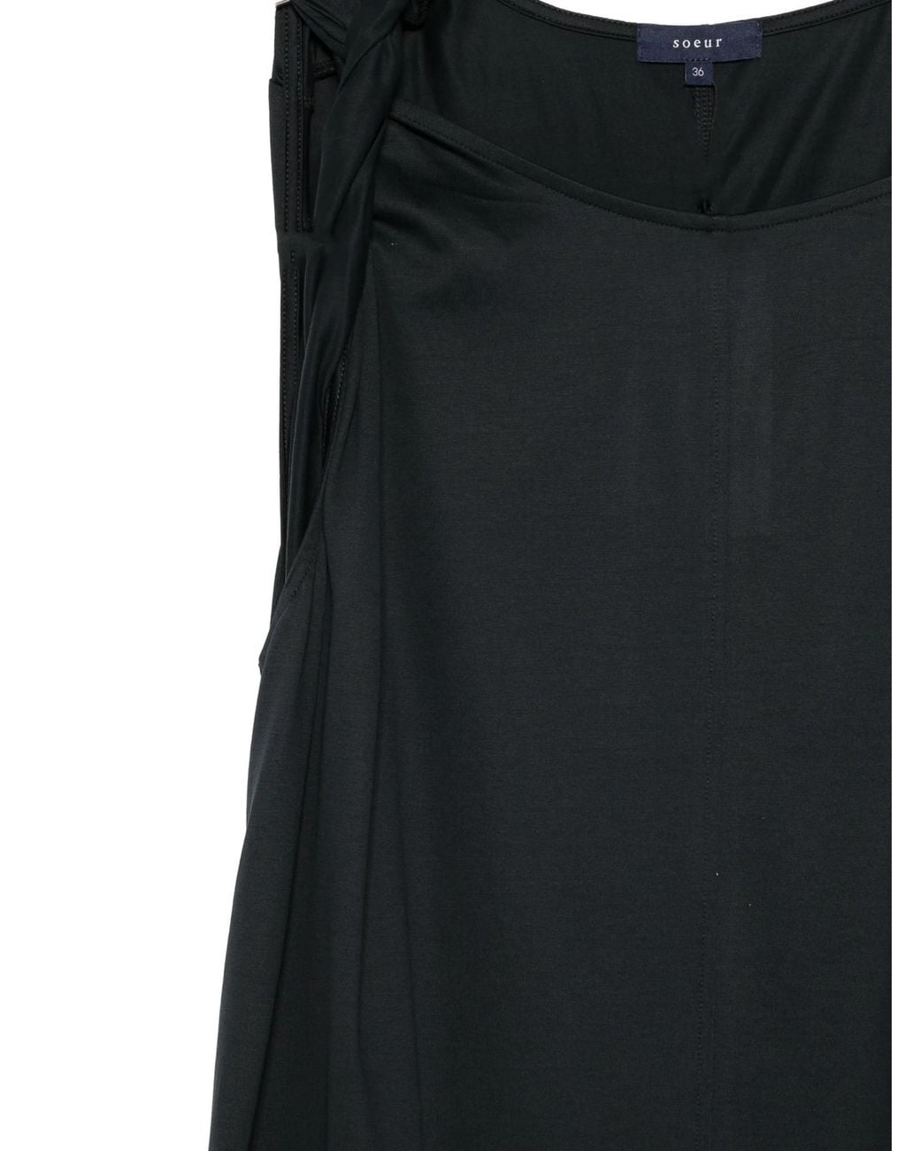 Soeur Black Sleeveless Dress